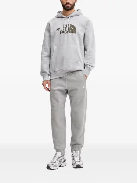 Hanorac cu glugă The North Face cu imagine gri