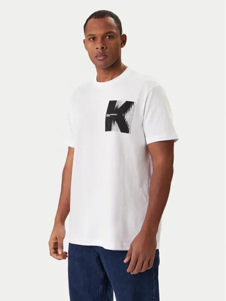 Karl Lagerfeld Jeans T-Shirt λευκό