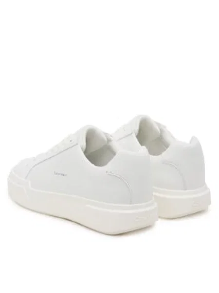 Laisvalaikio batai Calvin Klein Chunky Cupsole Laceup Lth Wn balta