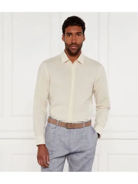 BOSS BLACK De in cămașă | Casual fit negru