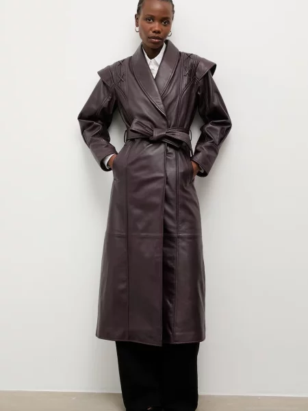 Кожаный тренч Answear.lab