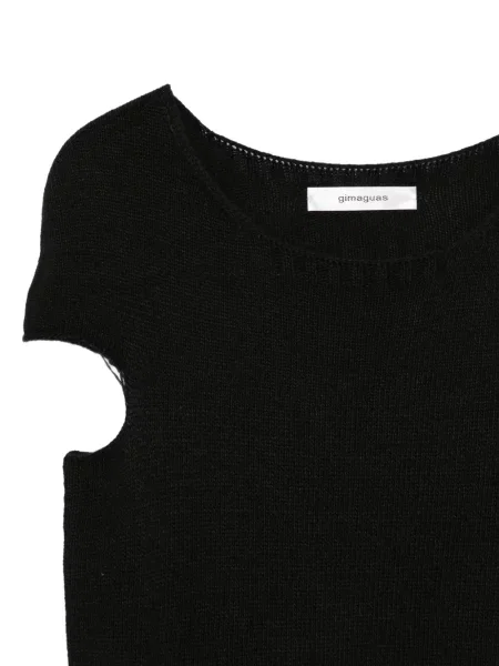 Top Gimaguas tricotate negru