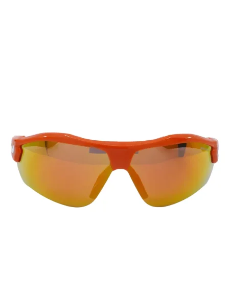 Ochelari de soare Nike cu cordon din jerseu cu imprimeu abstract gri