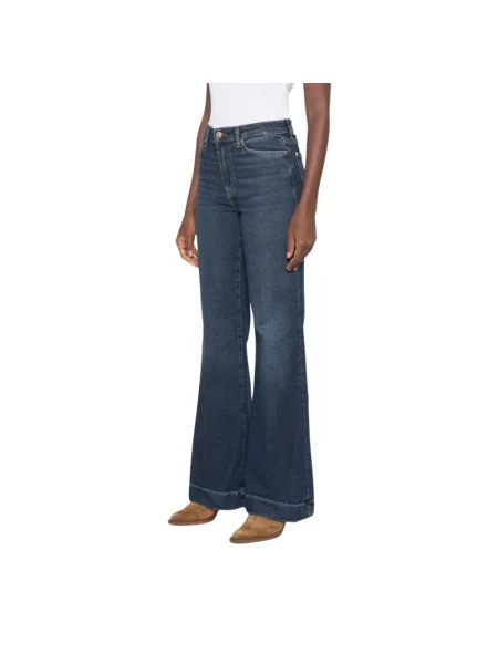 Jeansy 7 For All Mankind niebieskie