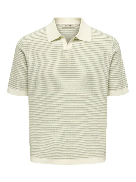 Only & Sons Tricou polo Kian bej