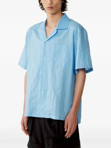Cămașă Lanvin cu dungi albastru