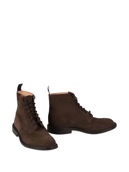 Botine Tricker's din piele biker maro