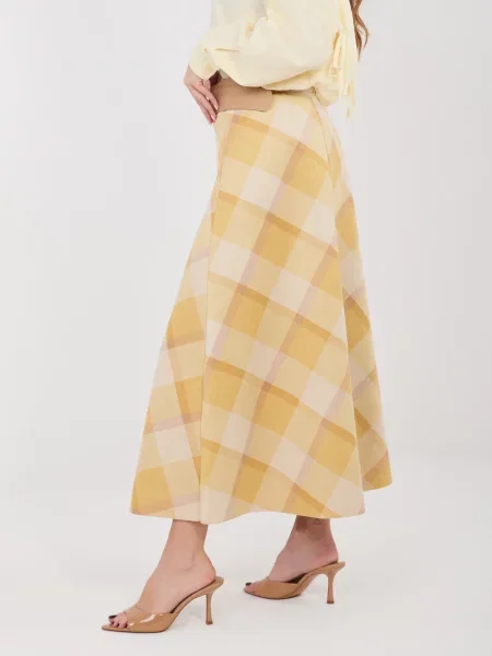 Szoknya Italy Moda sárga