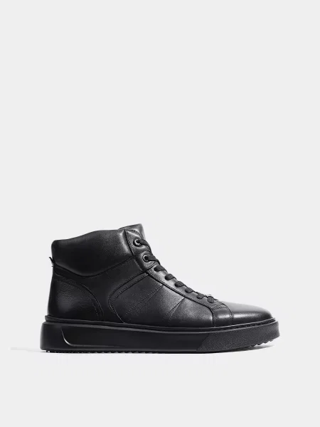 Шкіряні Черевики MIRATON чорний