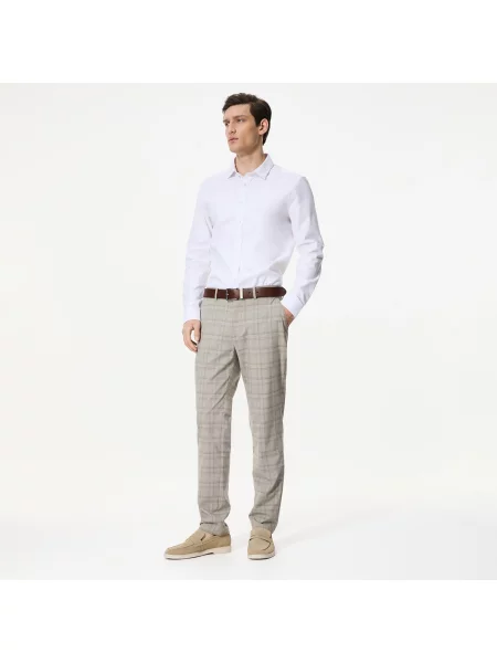 Reserved Chino slim fit nadrág bézs