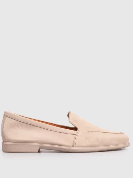 Лоферы Santoni бежевые