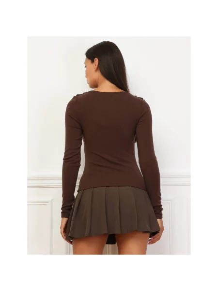 Top La Modeuse maro
