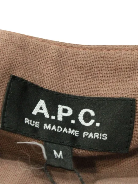 Rochie midi A.p.c. până la genunchi de costum maro