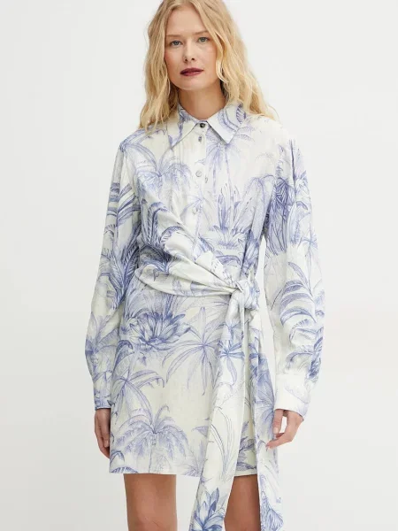 Сукня Marella IDIOMA mini пряма бежевий