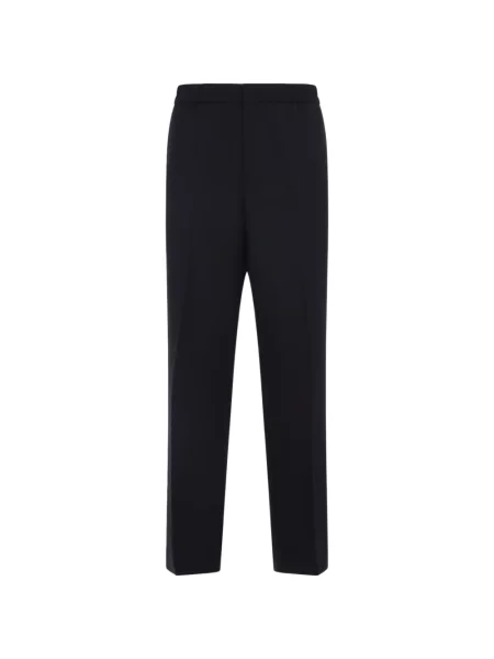 Pantaloni Paul Smith de lână albastru
