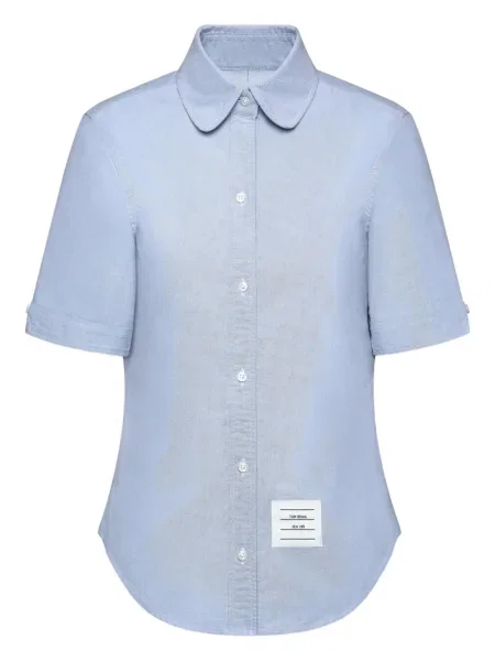 Cămașă Thom Browne scurtă albastru