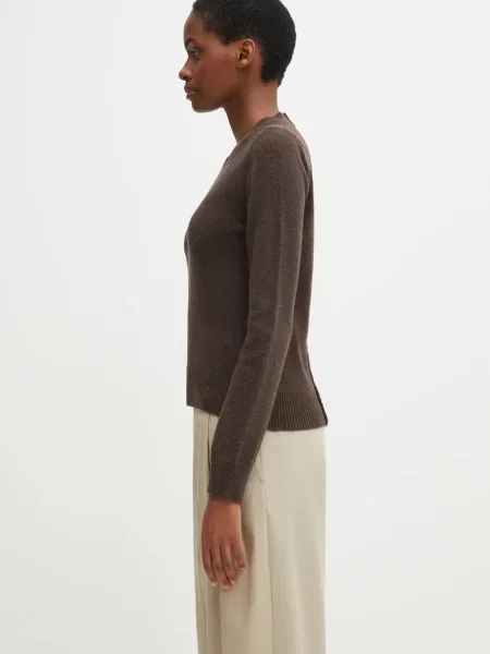 Светр із додаванням вовни Maison Margiela коричневий