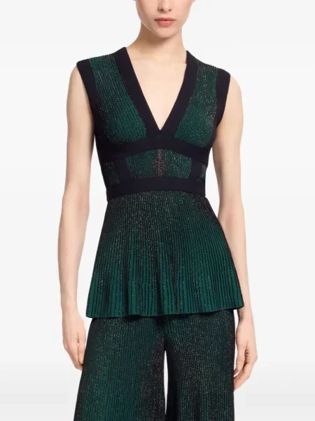 Top Elie Saab verde