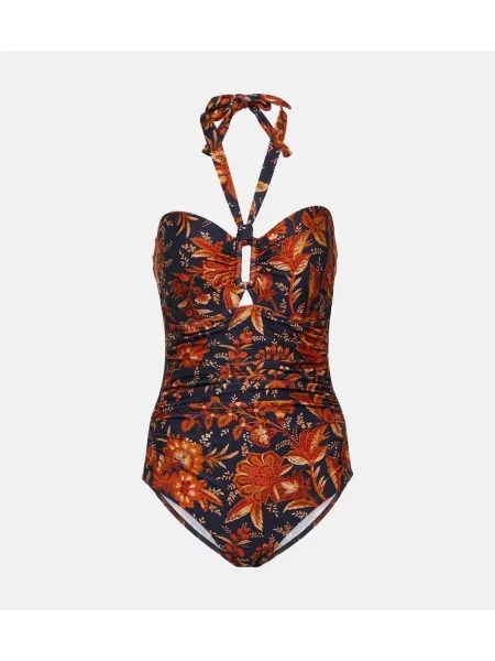 Strój kąpielowy Zimmermann w kwiatki czerwony