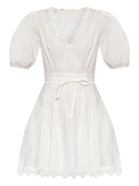 Rochie Ulla Johnson cu broderie de costum alb