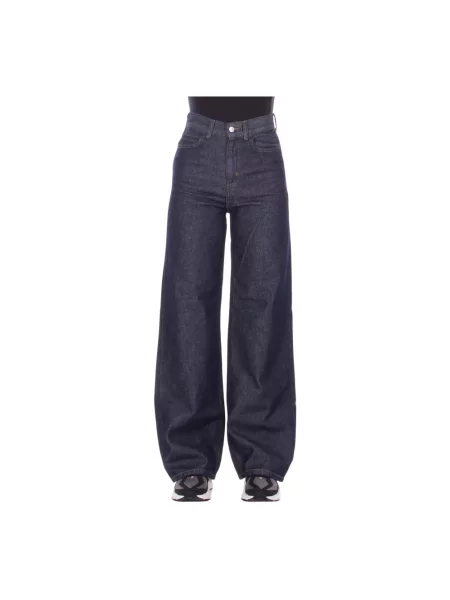 Carhartt WIP jeansy W Jane Pant high waist niebieskie