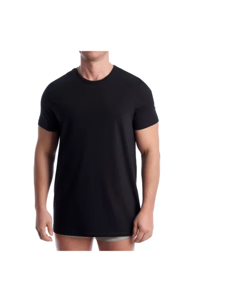 Koszulka Calvin Klein ze stretchu czarna