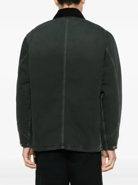 Geacă Carhartt Wip cu autograf verde