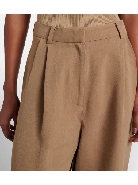 Pantaloni The Frankie Shop maro