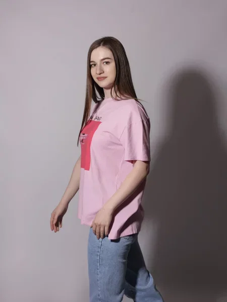 Футболка Lumo розовая