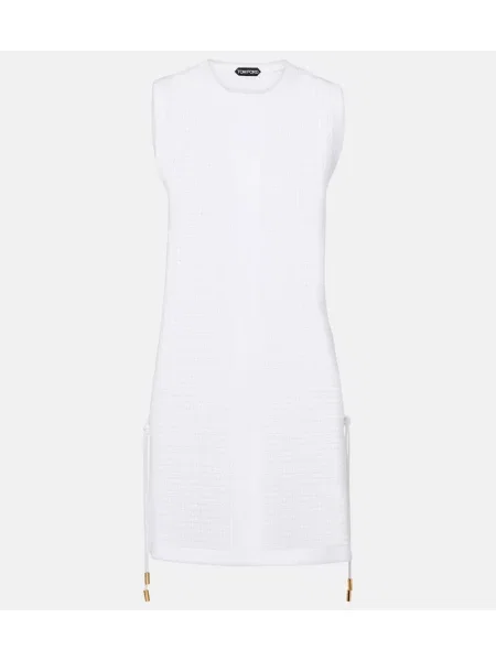 Rochie Tom Ford tricotate alb