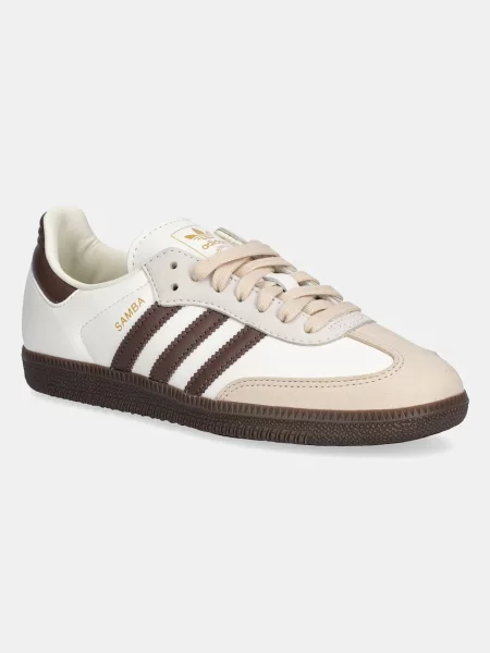 Kožne tenisice adidas Originals Samba OG bež