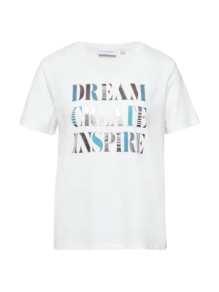 COMMA Majica modra / temno rjava bela