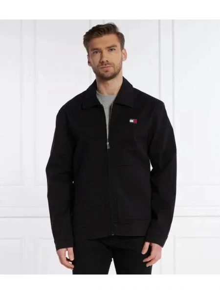 Tommy Jeans Kabát | denim fekete