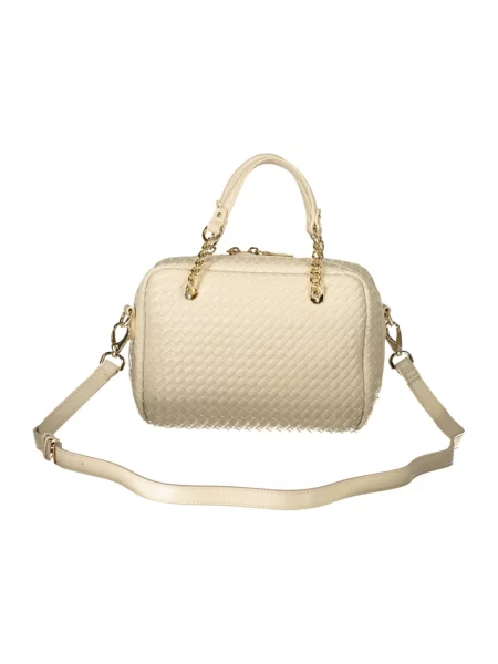 Torebka crossbody Valentino Bags skórzana beżowa