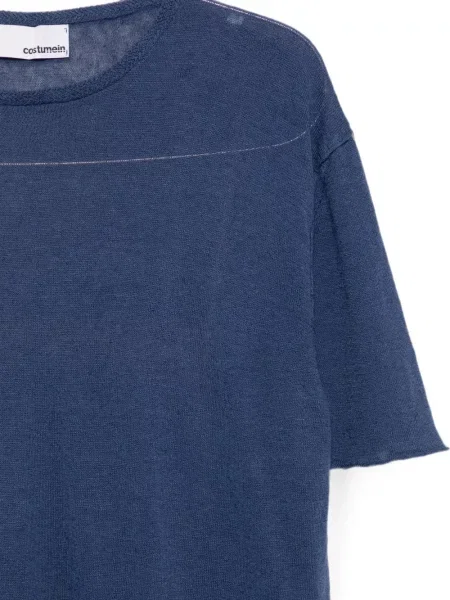Tricou Costumein tricotate albastru