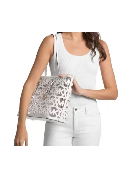 Kabelka Michael Michael Kors bílá