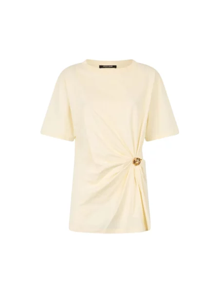 Koszulka Roberto Cavalli beżowa