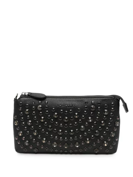 Body La Carrie din piele negru