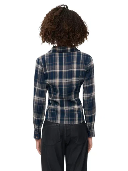 Cămașă Jacqueline De Yong în carouri negru