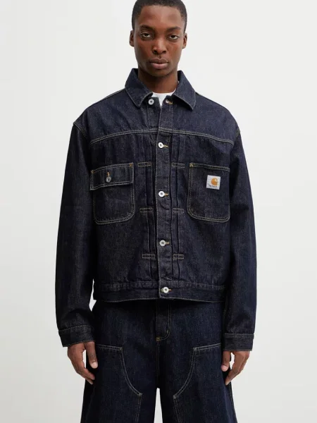 Kurtka Carhartt Wip niebieska