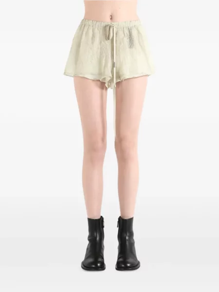 Pantaloni scurți Ann Demeulemeester cu cordon