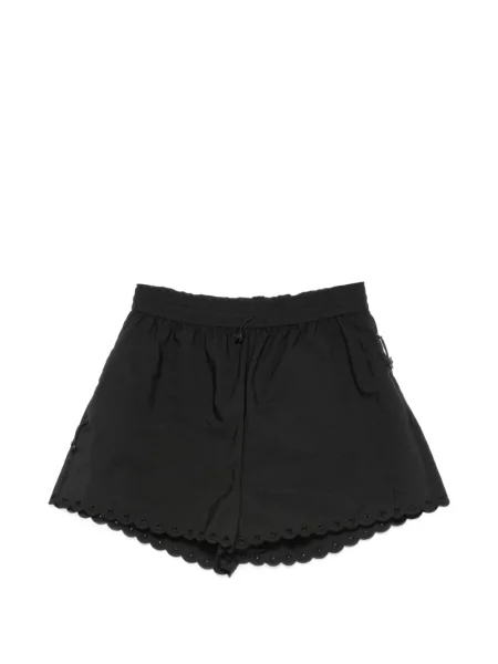 Pantaloni scurți Cecilie Bahnsen cu model floral negru