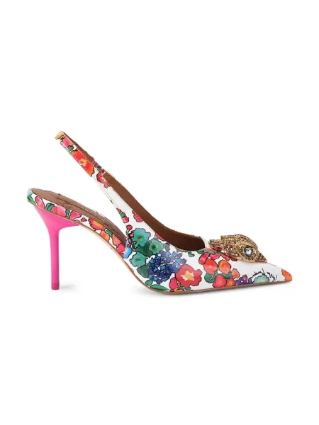 Kurt Geiger London pantofi cu stiletto din piele Large Eagle Sling