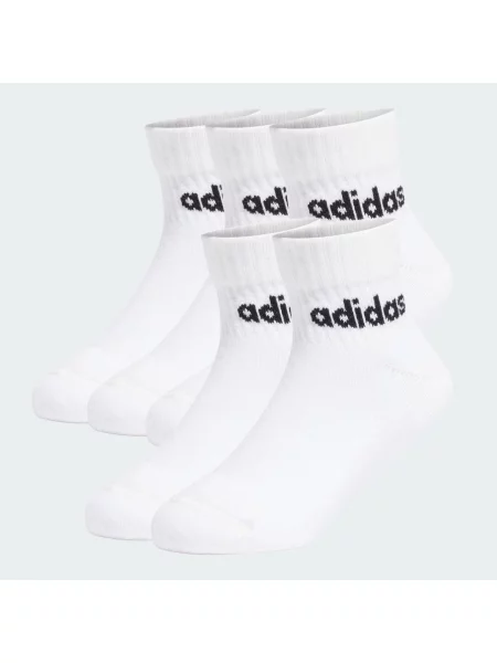 Ponožky Linear Ankle Kids 5 párů bílé