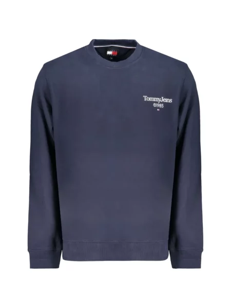 Hanorac Tommy Jeans cu broderie albastru
