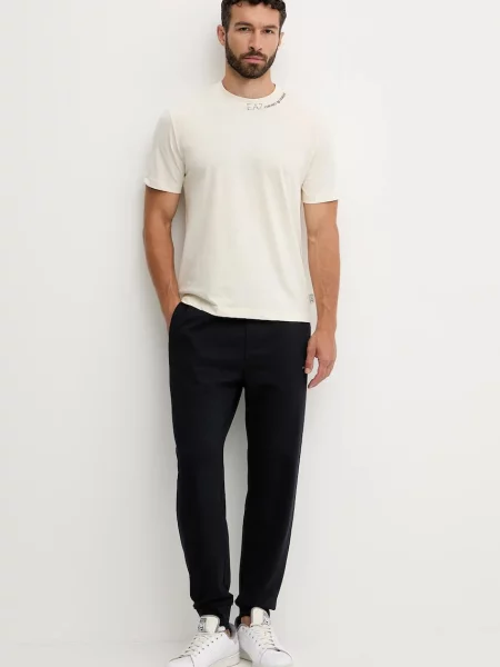 Спортивні штани Armani Exchange однотонні синій