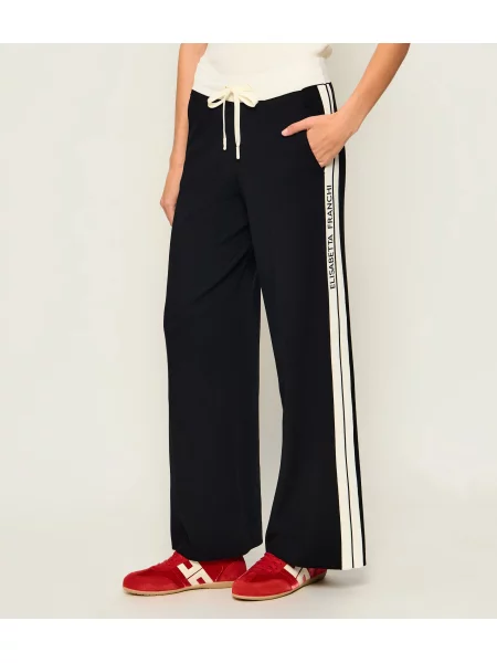 Elisabetta Franchi Pantaloni de tricot negru