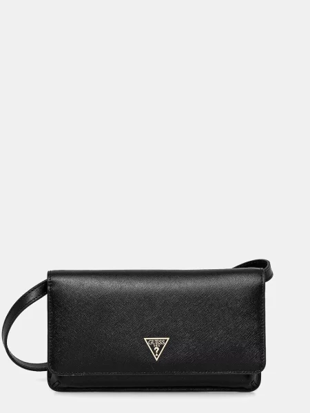 Чанта тип портмоне Guess черно
