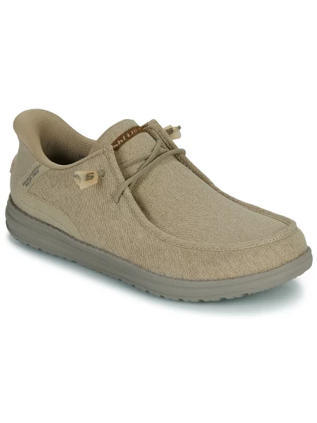 Hlačke slip Skechers bež