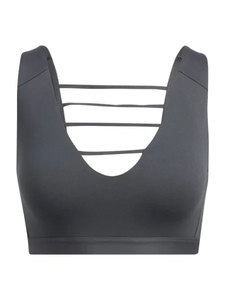 ADIDAS SPORTSWEAR Sportinė liemenėlė Yoga Luxe Studio Light Support' pilka